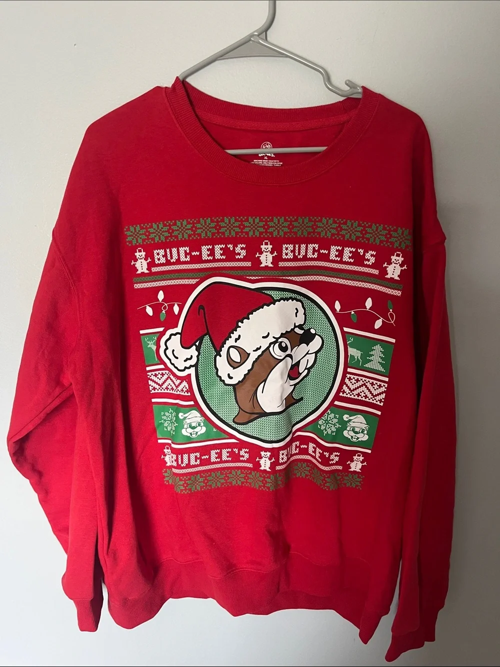 Red Holiday Crewneck Sweatshirt